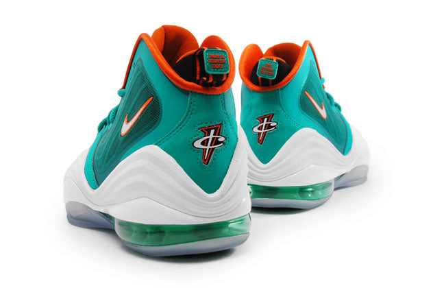 Nike Air Penny V Dolphins New Green Orange. Size 13. 537331-300.