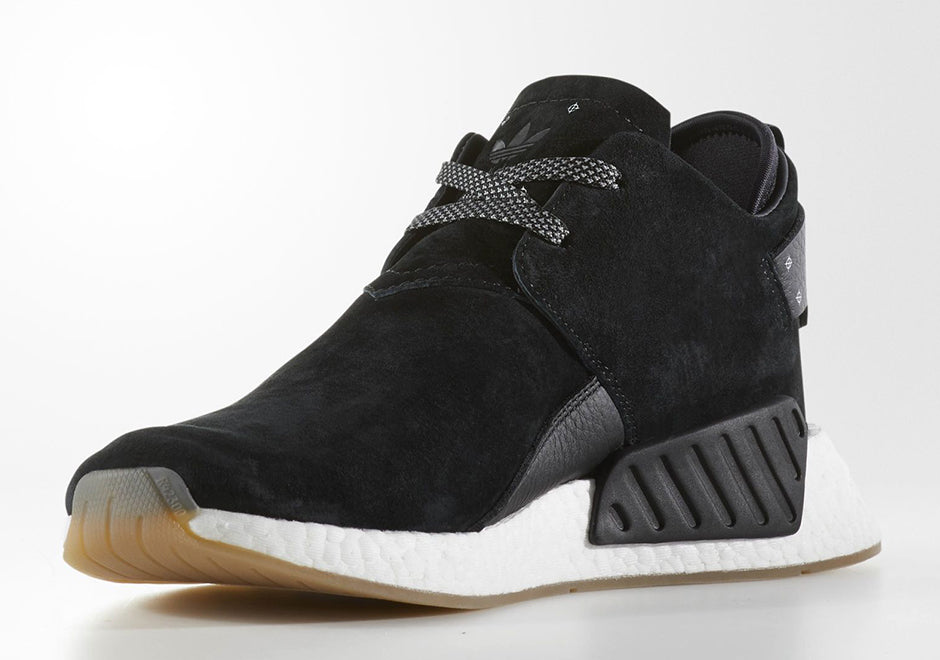 Adidas NMD C2 Core Black Gum Suede. Size 14. BY3011.