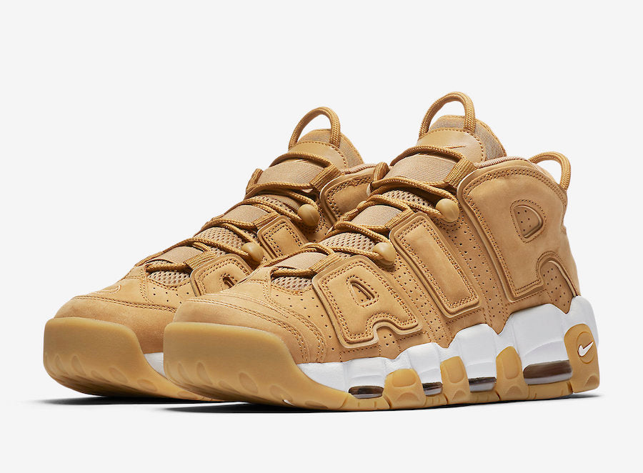 Nike Air More Uptempo Wheat Flax. Size 15. AA4060-200.
