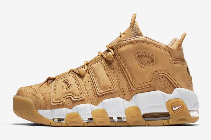 Nike Air More Uptempo Wheat Flax. Size 15. AA4060-200.