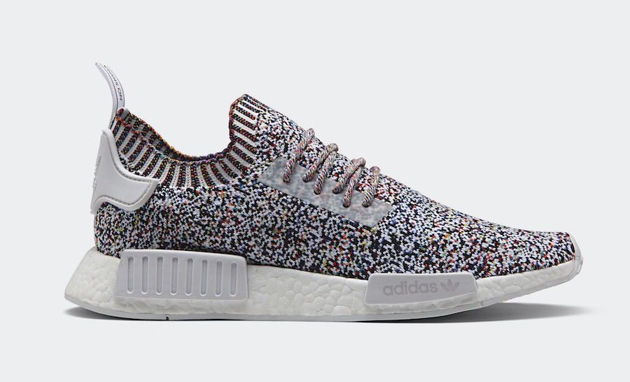 Adidas NMD R1 PK Color Static Multi Color Size 8.5. BW1126.