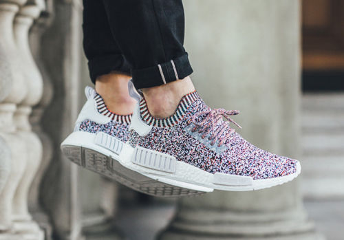 Copy of Adidas NMD R1 PK Color Static Multi Color Size 7.5. BW1126.