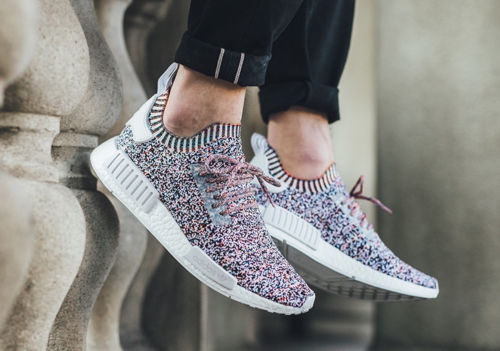 Adidas NMD R1 PK Color Static Multi Color Size 8.5. BW1126.