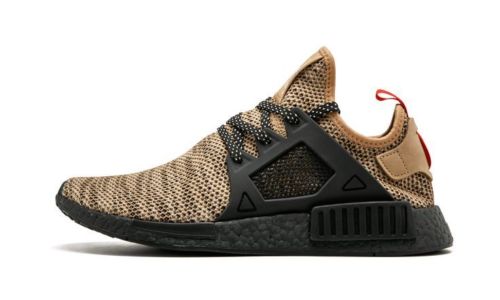 Adidas NMD XR1 Black Red Cardboard Brown size 8.5. BY9901.
